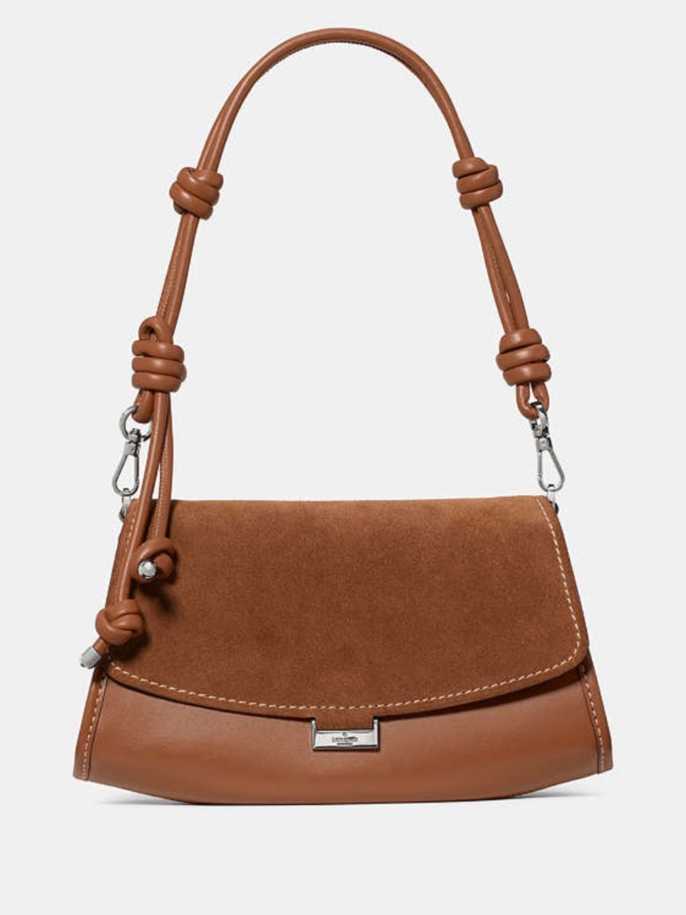 Kate Spade Ali Suede Shoulder Bag Warm Gingerbread
